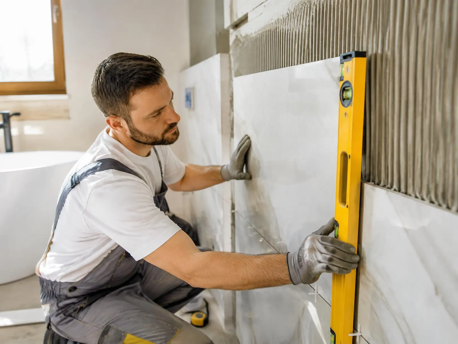 Premium tile installation detail